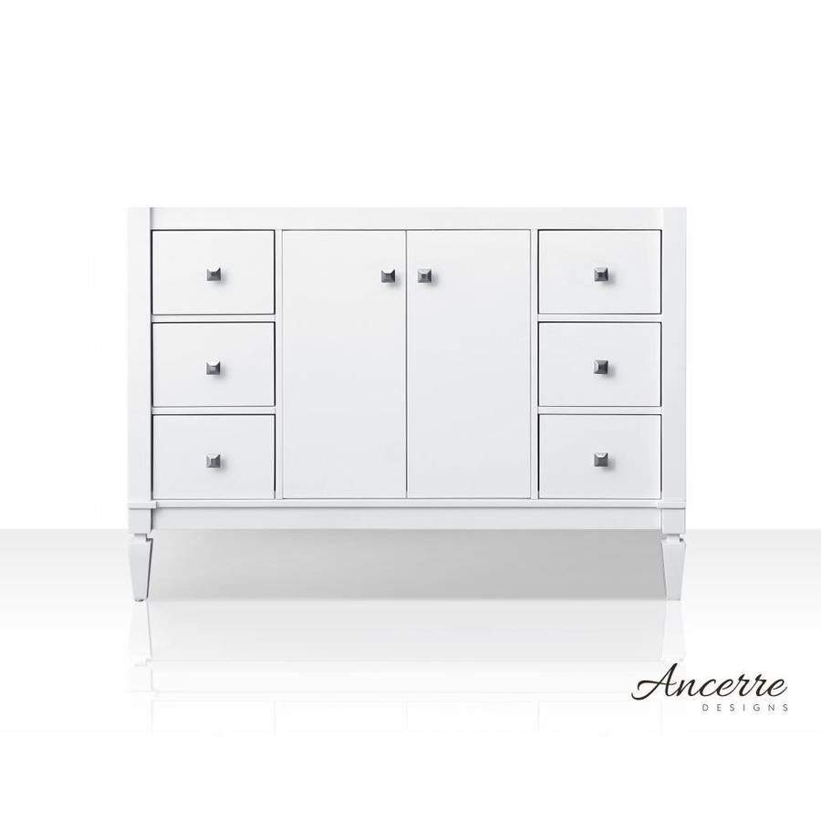 Ancerre Designs Kayleigh 47 In Bath Vanity In White Cabinet Only In 