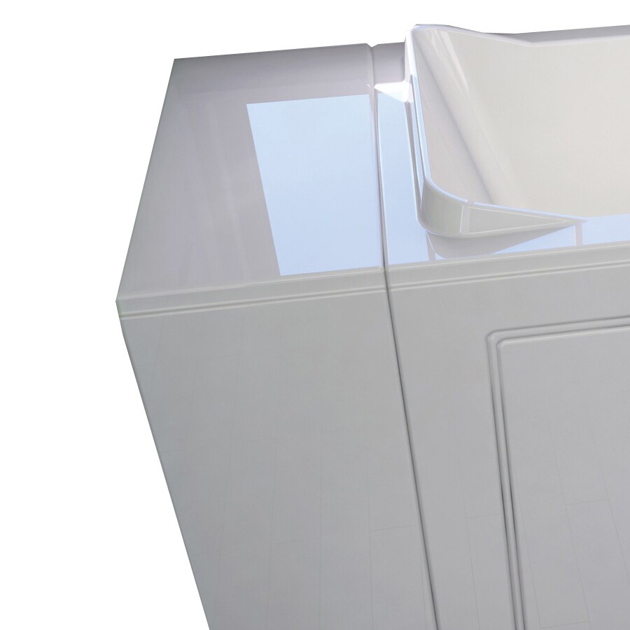 American Standard White Gelcoat Extension Kit in the Whirlpool Tub