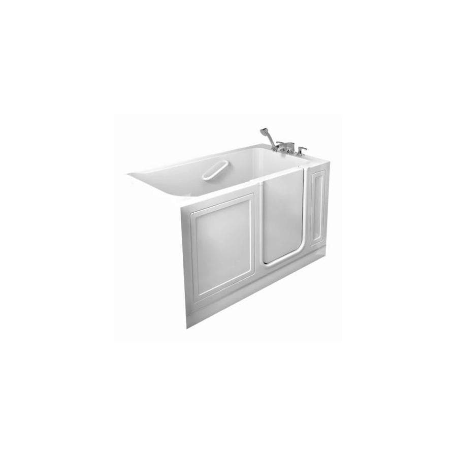 American Standard 2848.110.WRL Walk-in Baths Linen Acrylic Rectangular Walk-in Whirlpool Tub (Common: 28-in x 48-in; Actual: 37-in x 28-in x 48-in)