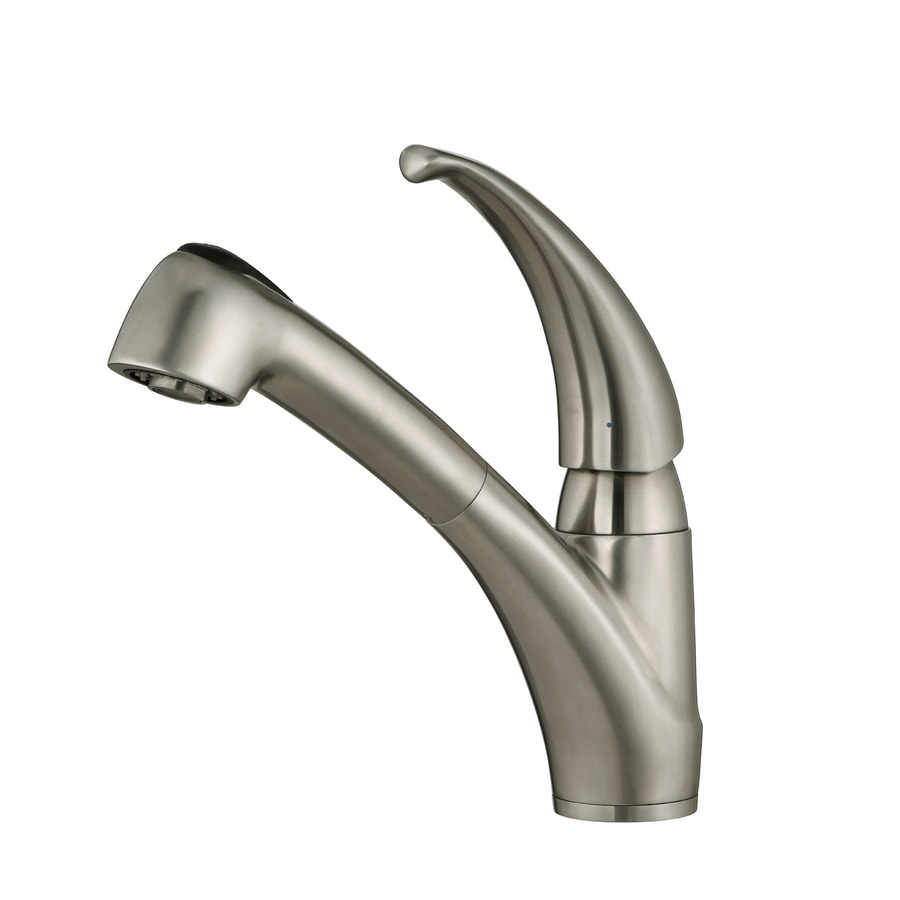 Kraus Stainless Steel Kitchen Faucet Stainless Steel 1 Handle Deck