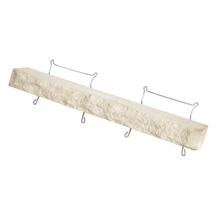 ClipStone CSR.40.006.2 Dripledge Wainscot Sill Cap 1.5-sq ft Cream Manufactured Stone Veneer