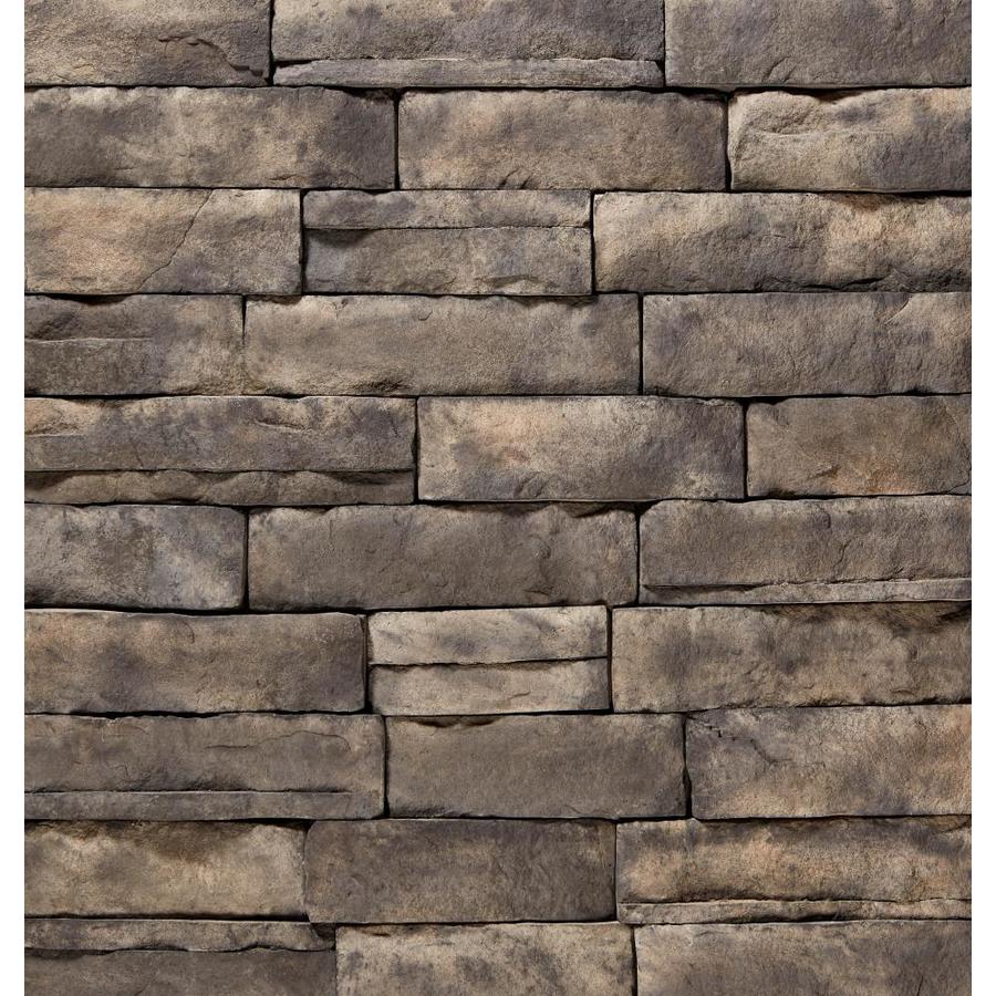 ClipStone Ledgestone Corners 4sq ft Ash Manufactured Stone Veneer at