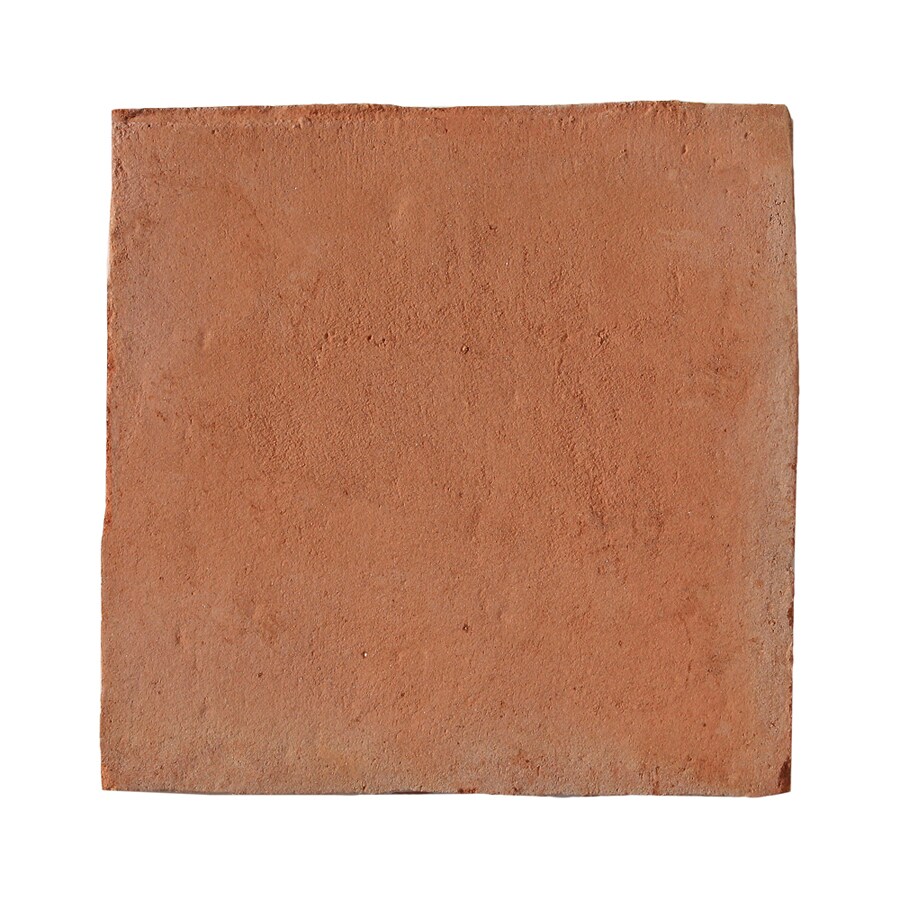 Solistone TC105 Handmade Terra Cotta 5-Pack Cuadradito Saltillo Tile