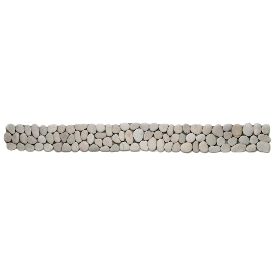 Solistone River Rock Pebbles Brookstone Natural Stone Random Tile