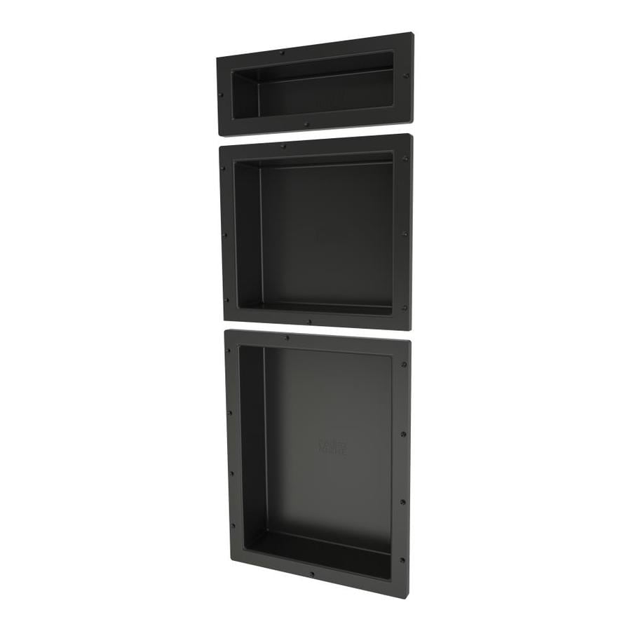 Redi Niche Black Shower Wall Shelf At Lowes Redi Niche Black Shower Wall Shelf