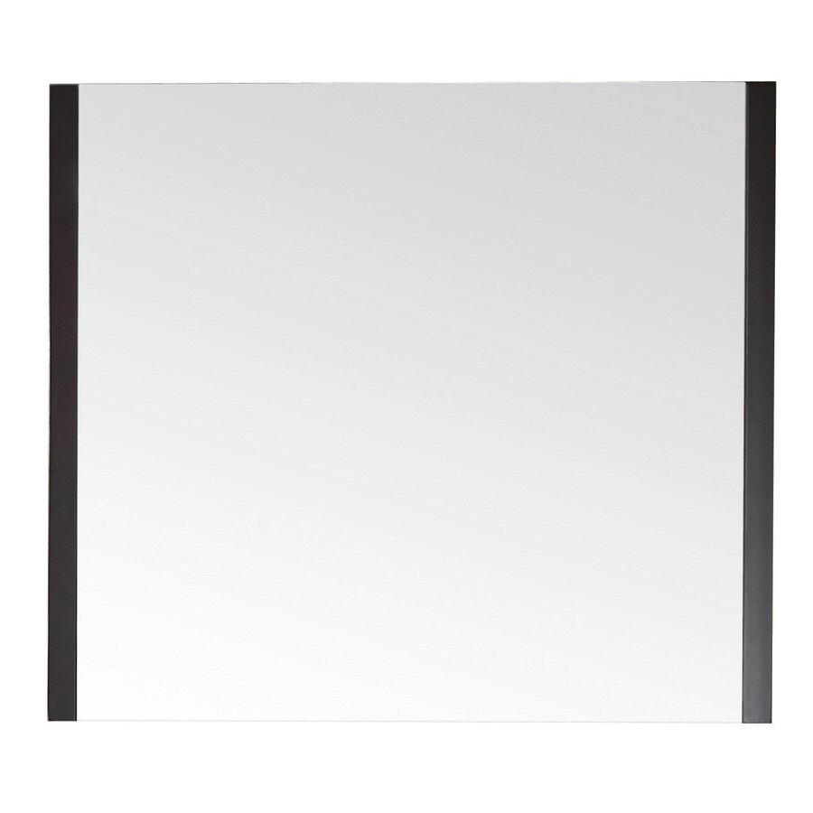 Avanity LOFT-M36-DW 31-1/2-in H x 36-in W Loft Dark Walnut Rectangular Bathroom Mirror