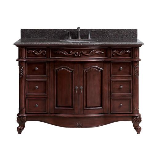 Avanity Provence 49-in Antique Cherry Single Sink Bathroom ...