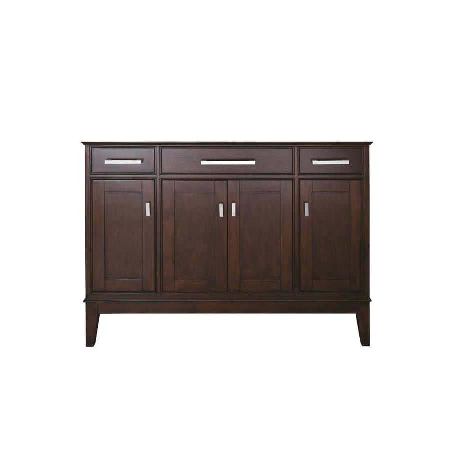 Avanity Madison 48-in Light espresso Bathroom Vanity ...