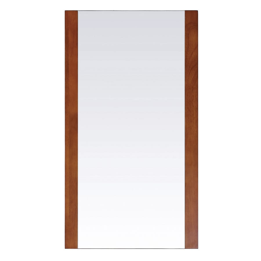 Avanity COSMO-M20-CH 35-in H x 20-in W Cosmo Chestnut Rectangular Bathroom Mirror
