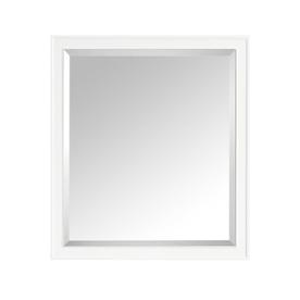 Bathroom Mirrors At Lowes Avanity Madison 36 In White Rectangular Bathroom Mirror