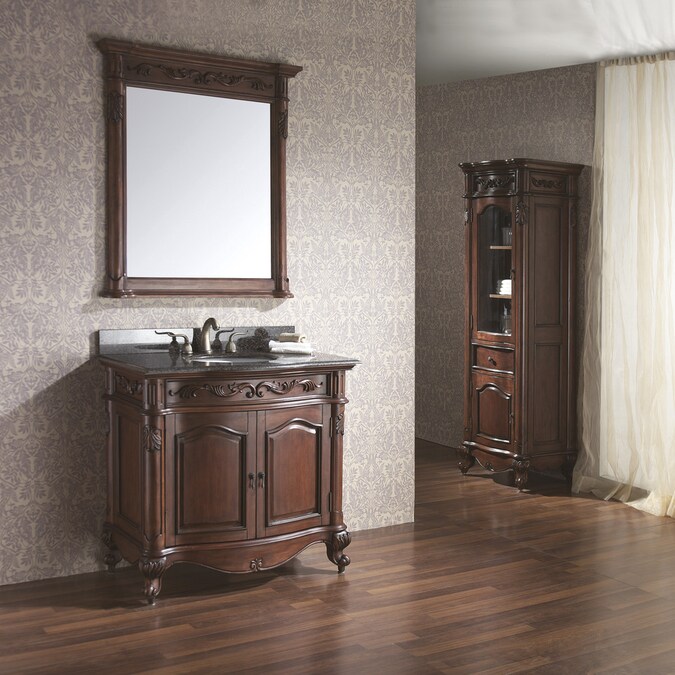Avanity Provence 24-in Antique cherry Bathroom Vanity Cabinet in the