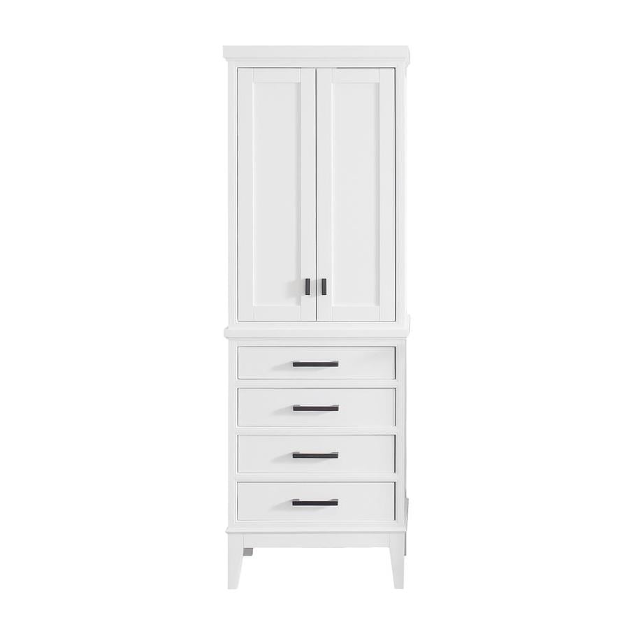 Shop Avanity Madison 24-in W x 71-in H x 16-in D White 