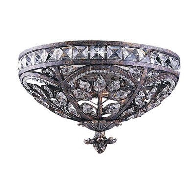 Orcus 16-in Bronze Modern/Contemporary Flush Mount Light Orcus 16-in Bronze Modern/Contemporary Flush Mount Light