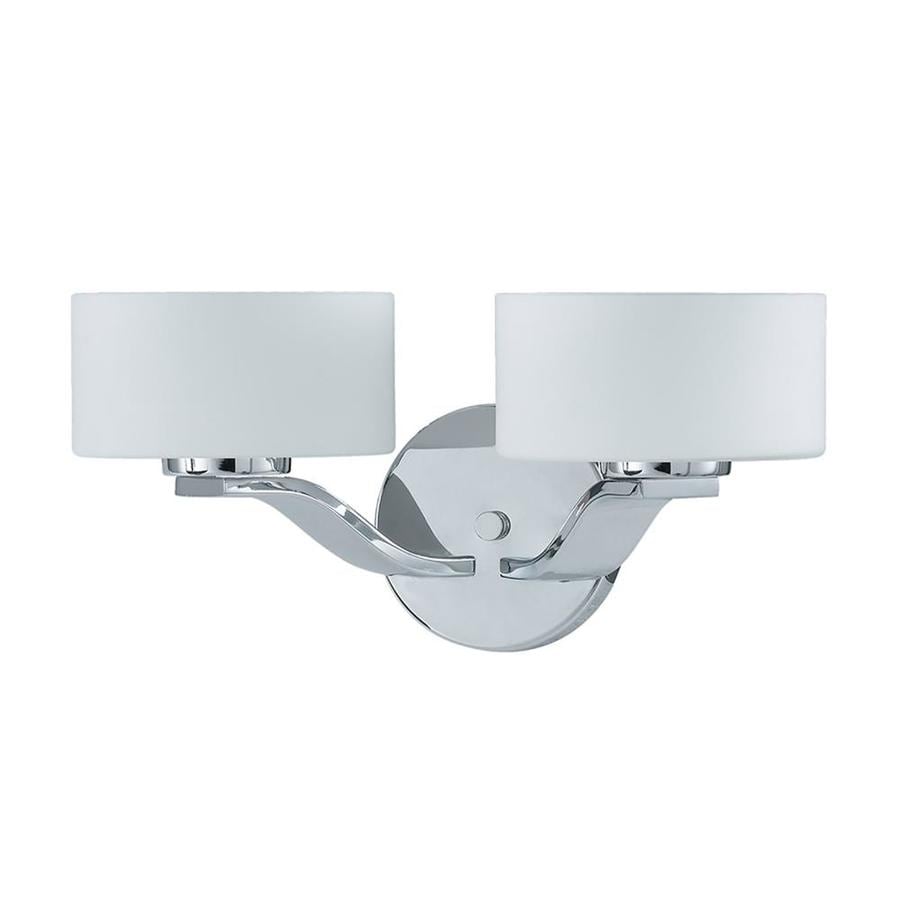 Shop Copia 2-Light 7-in Chrome Vanity Light at Lowes.com