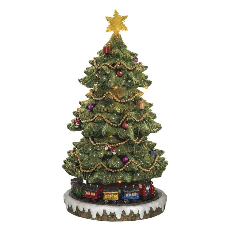 resin christmas tree figurines