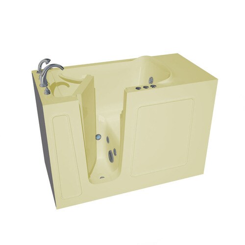 Endurance Endurance Tubs 26in W x 53in L Biscuit Fiberglass LeftHand