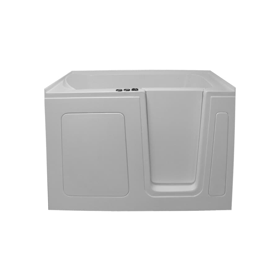Endurance Tubs 30in White Acrylic RightHand Drain Bathtub at
