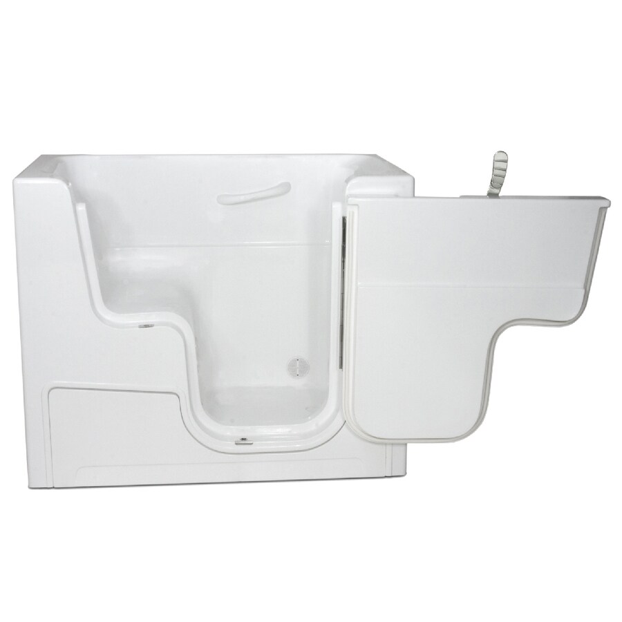 Endurance 29in x 52in White Gelcoat/Fiberglass Drain (RightHand Drain) at