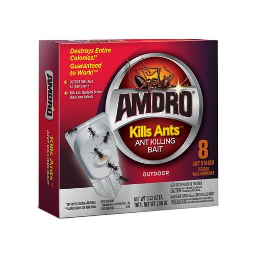 AMDRO Kills Ants Indoor/Outdoor 8Count Ant Bait Station (8Pack) in