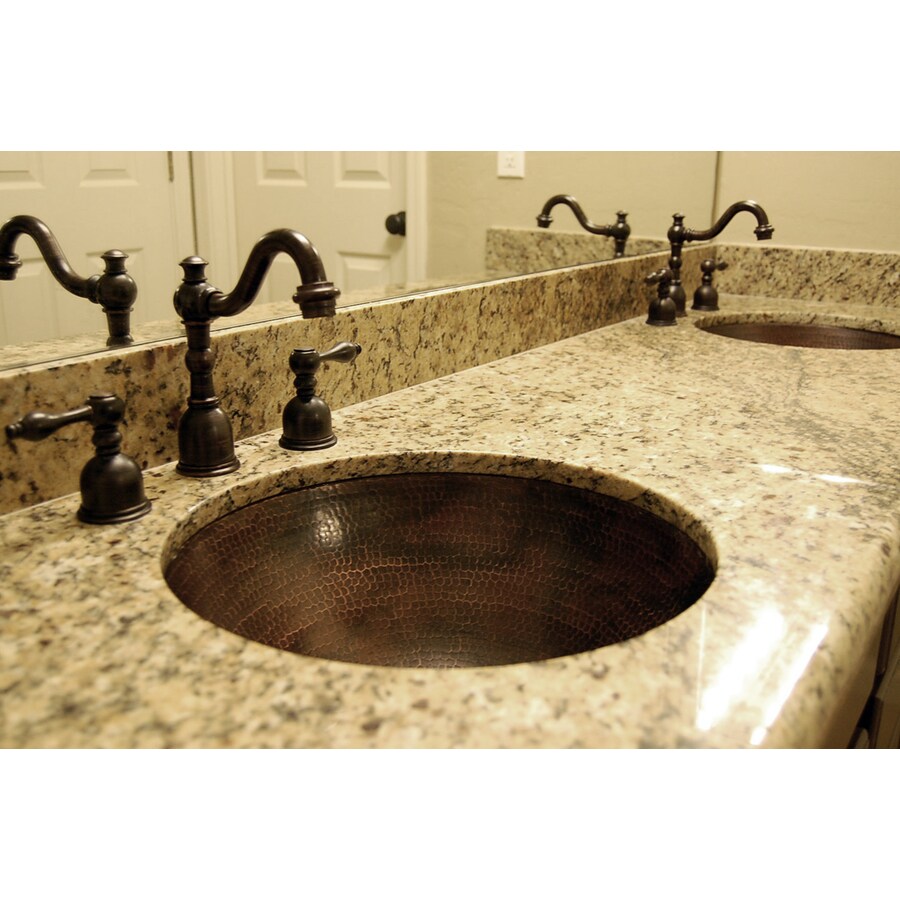 Premier Copper Products Oil Rubbed Bronze Copper Drop In Or Undermount Round Bathroom Sink At 1349