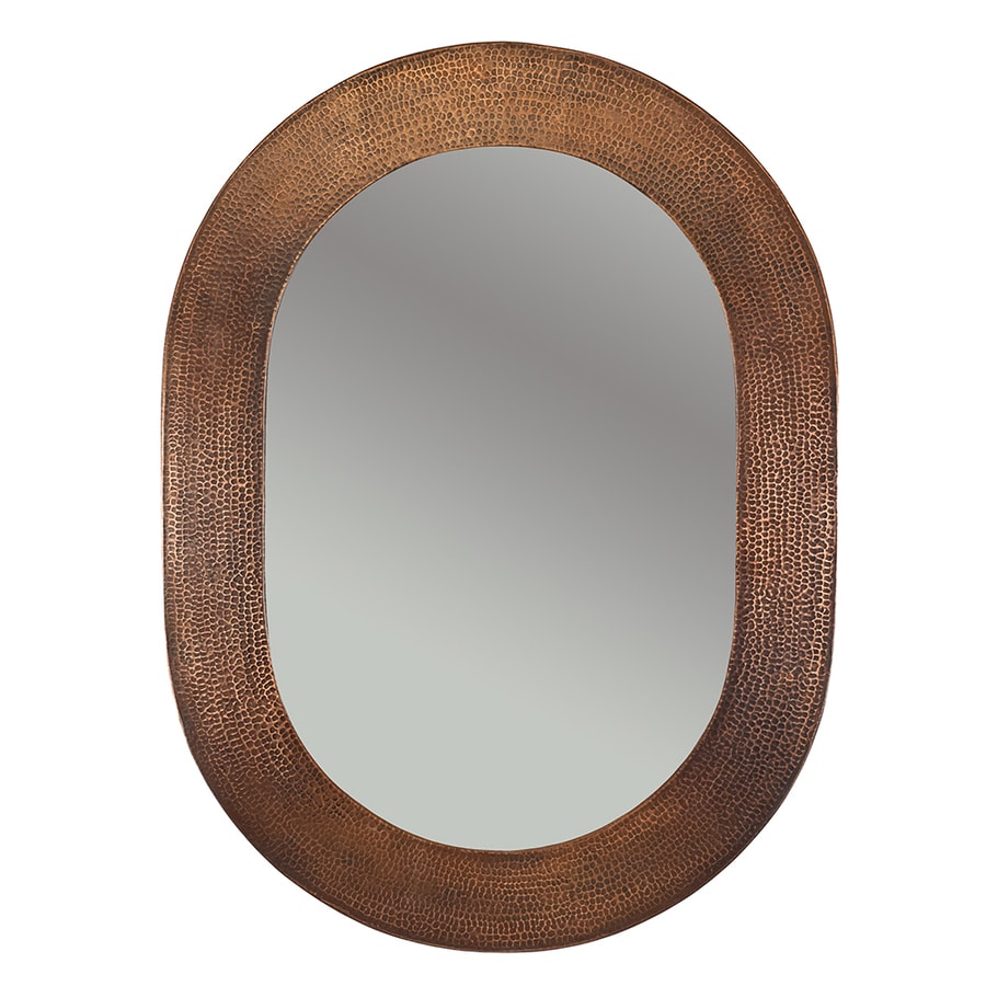 Premier Copper Products 26-in Oil Rubbed Bronze Oval Bathroom Mirror at Lowes.com