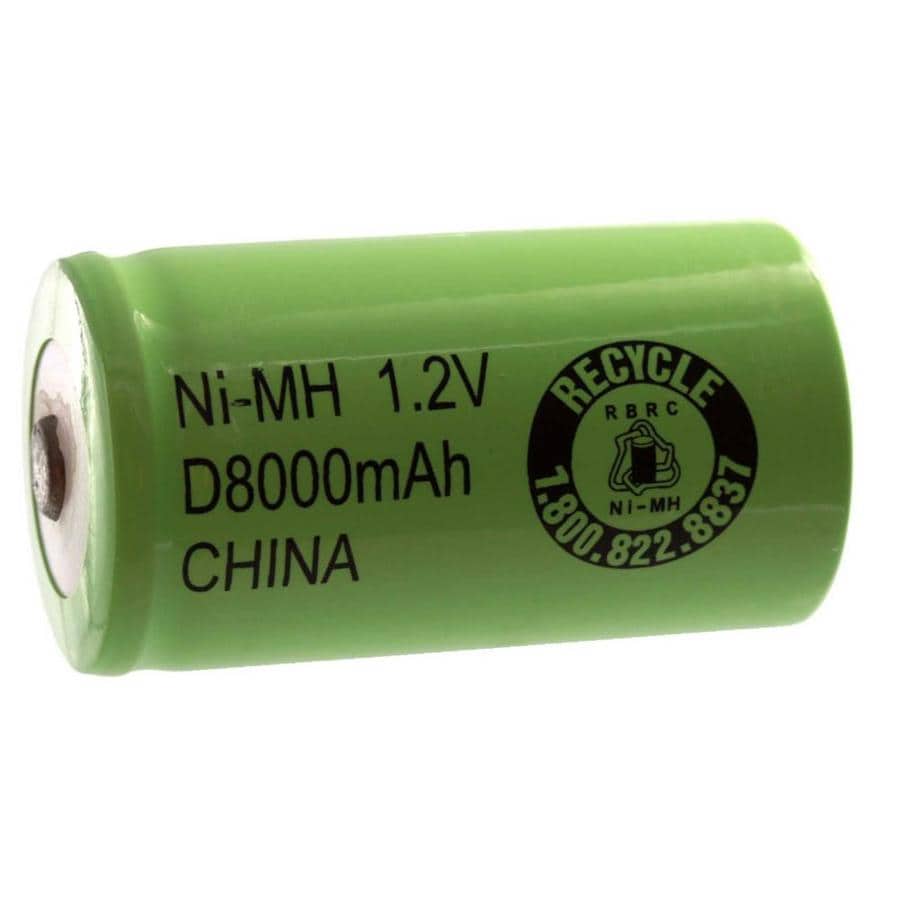 Exell Battery Rechargeable Nickel Metal Hydride (NiMH) D Assembly Cell