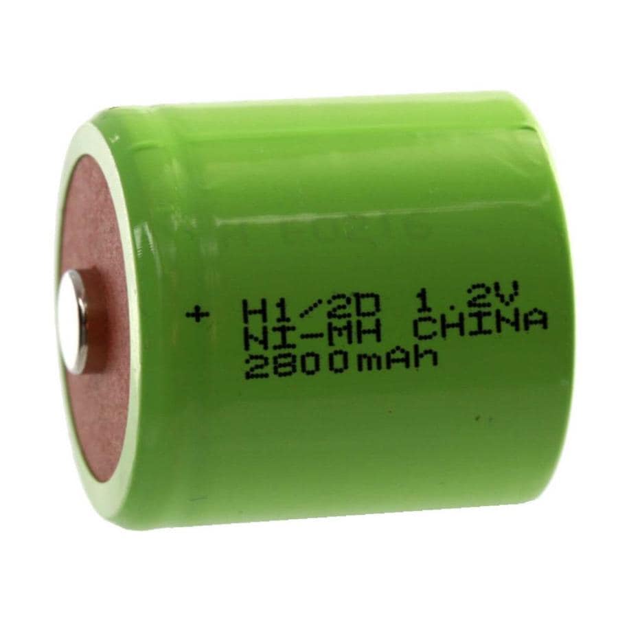 Exell Battery Rechargeable Nickel Metal Hydride (NiMH) 1/2D Assembly ...