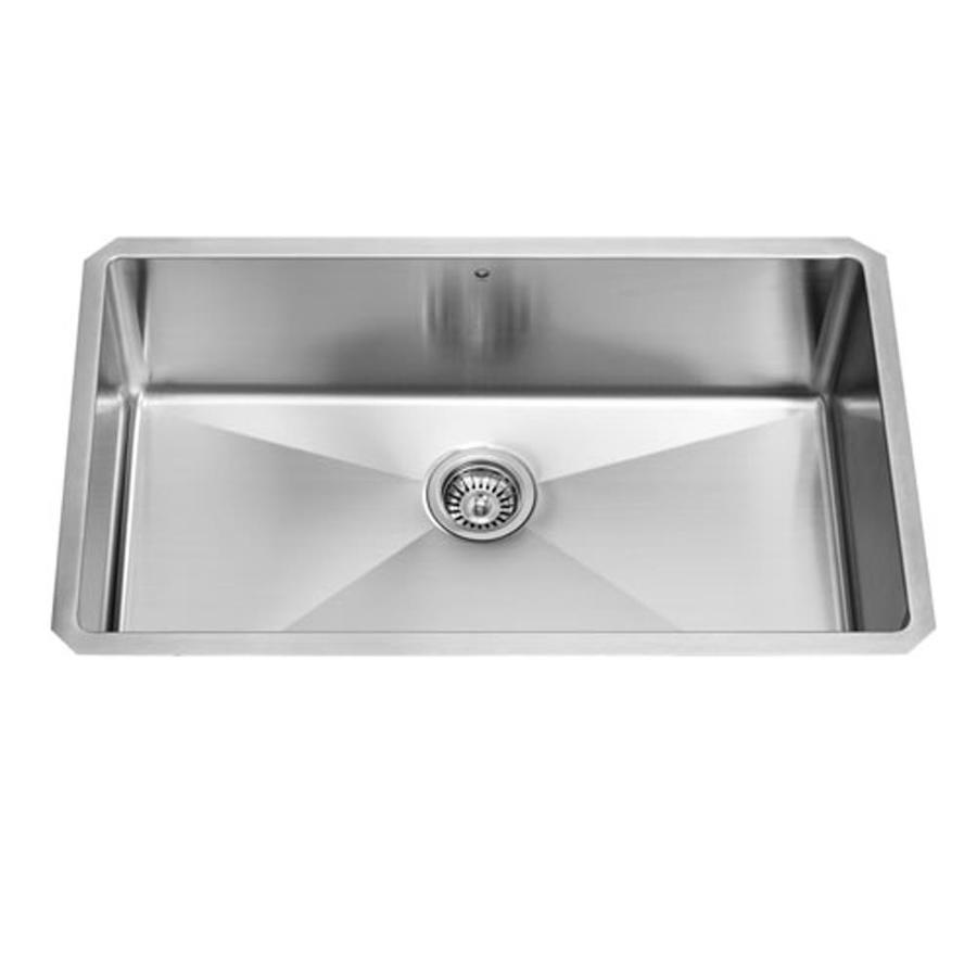 Vigo 32 In X 19 In Stainless Steel Single Basin Undermount Commercial