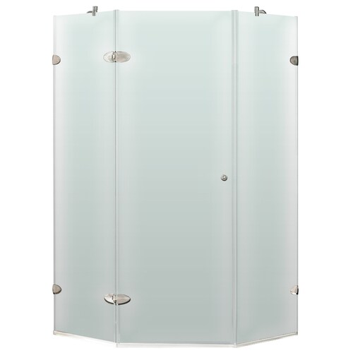 Vigo 36 125 In W X 73 3 8 In H Frameless Neo Angle Shower Door At