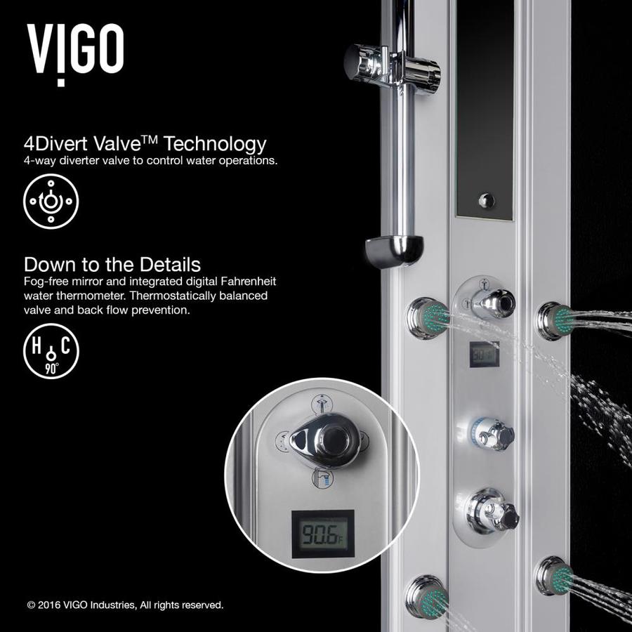 VIGO VG08004 Showerhead-Bar-Panels - View #4