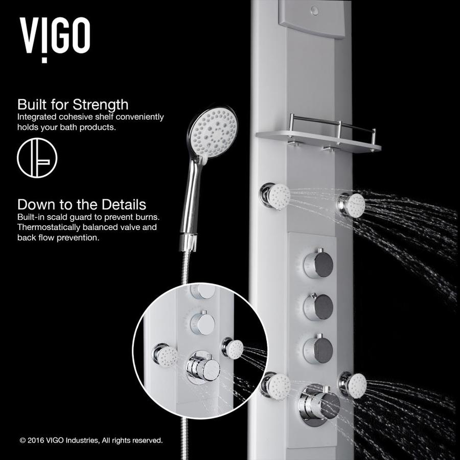 VIGO VG08007 Showerhead-Bar-Panels - View #4