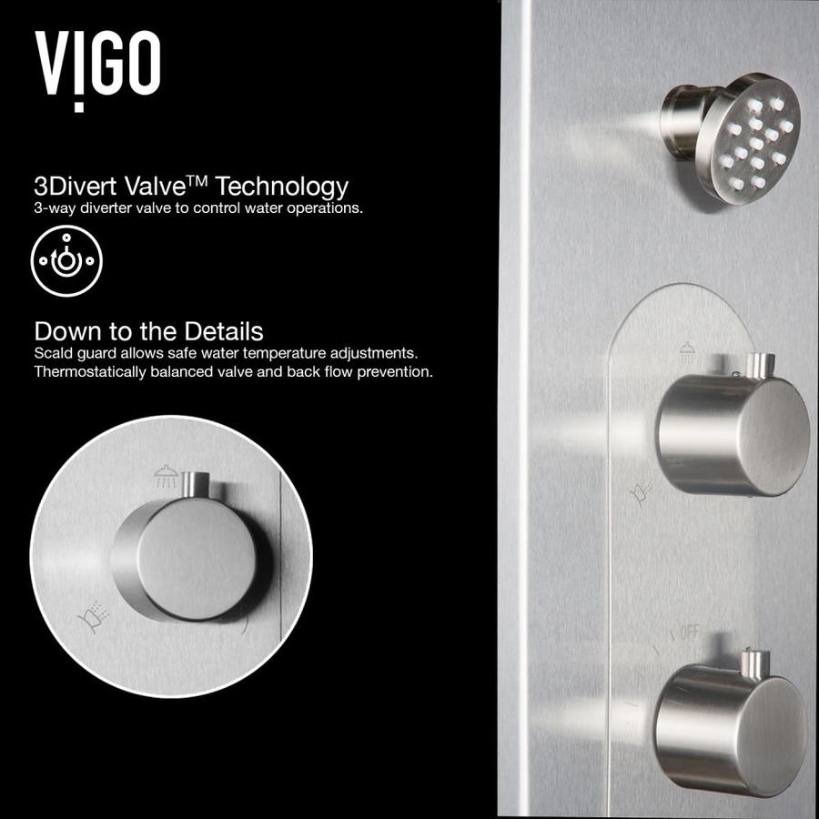 VIGO VG08001 Showerhead-Bar-Panels - View #6