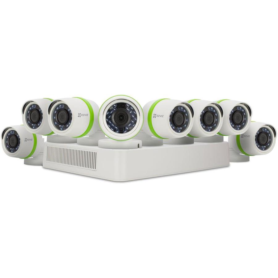 Everyday 8 Channel 1080p Dvr Digital Wired Outdoor 8 Pack Security Camera Kit With Night Vision