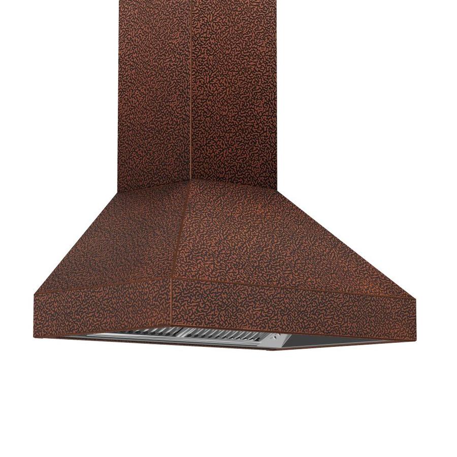 Zline Kitchen Bath Ducted Wall Mounted Range Hood Embossed Zline Kitchen Bath Ducted Wall Mounted Range Hood Embossed Copper Actual