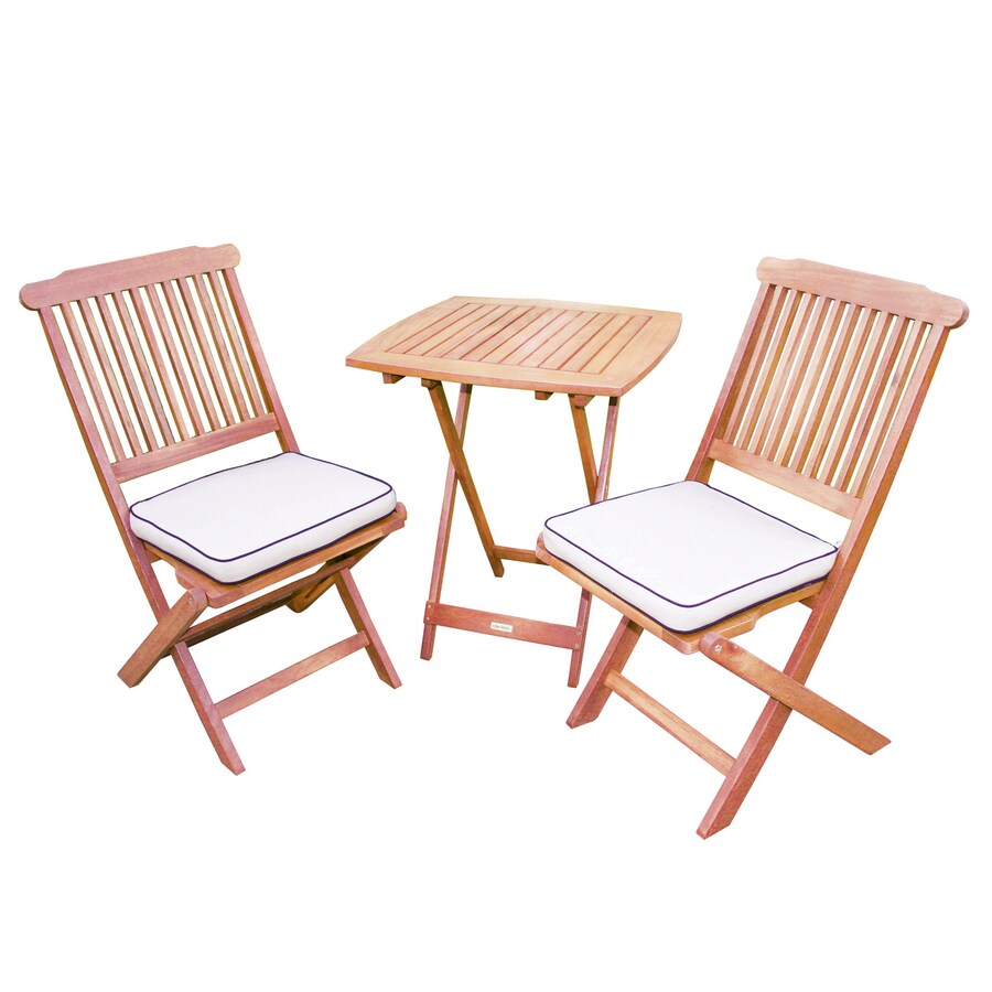 Outdoor Interiors 3 Piece Patio Bistro Set At Lowes Outdoor Interiors 3 Piece Patio Bistro Set