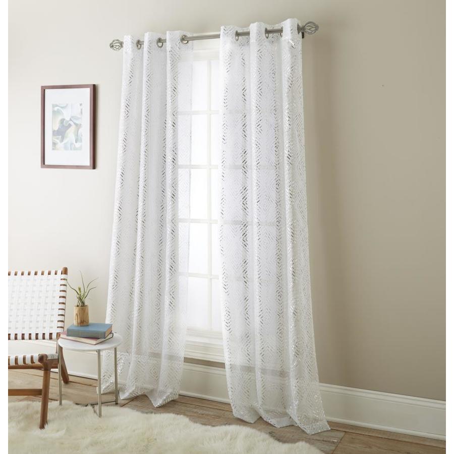 Curtain Panel Pair Holiday Curtains Drapes At Lowes Com