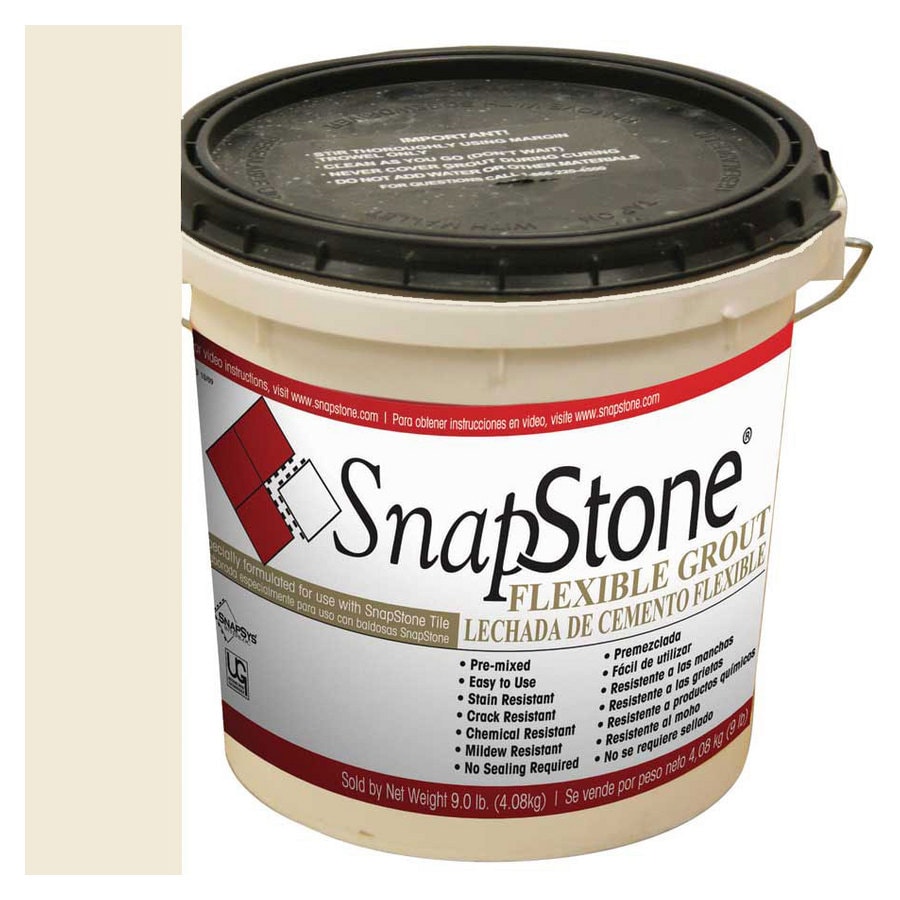 SnapStone 9lb Bone Premixed Grout at