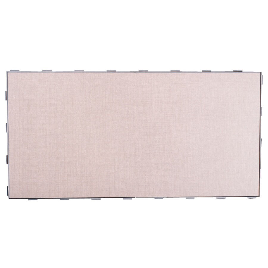 Snapstone Interlocking 4 Pack Linen Porcelain Floor Tile Snapstone Interlocking 4 Pack Linen Porcelain Floor Tile Common 12 In X