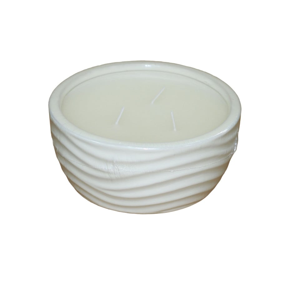 Allen + roth 3Wick White Tabletop Citronella Candle at