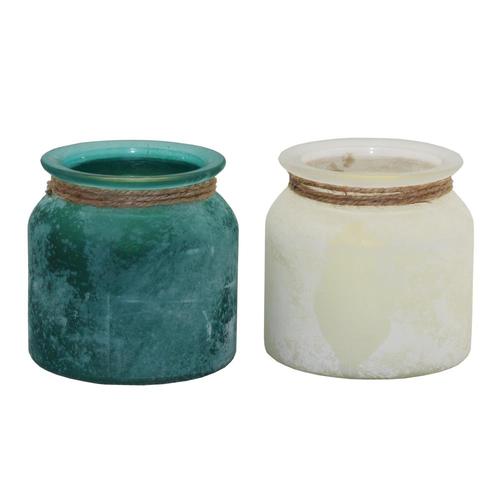 2Pack 1Wick Multiple colors Tabletop Citronella Candle at