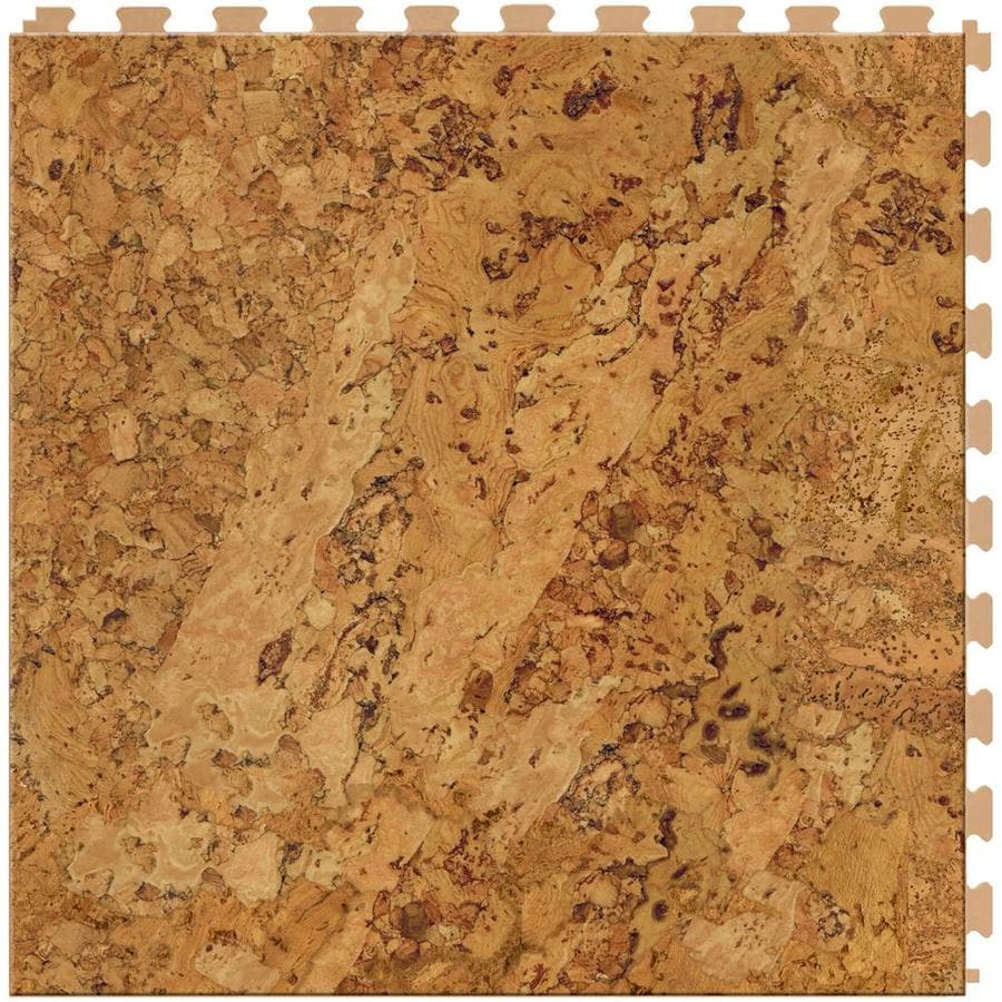 Perfection Floor Tile Classic Wood 6 Piece 20 In X 20 In Cork