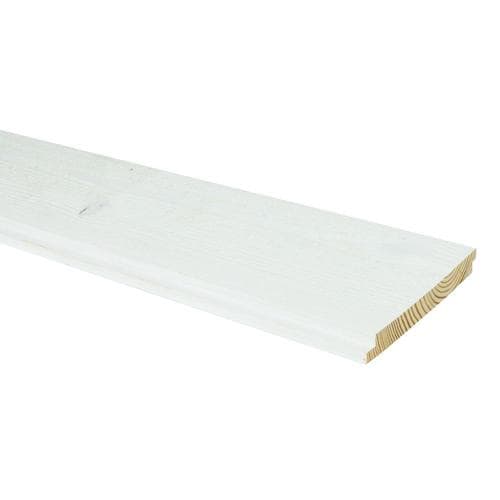 Rough Sawn 5.375in x 8ft White Pine Shiplap Wall Plank (Coverage Area