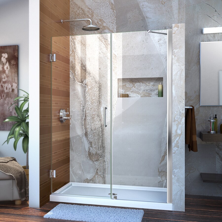 Dreamline Unidoor 50 In To 51 Frameless Chrome Hinged Shower Dreamline Unidoor 50 In To 51 Frameless Chrome Hinged Shower Door