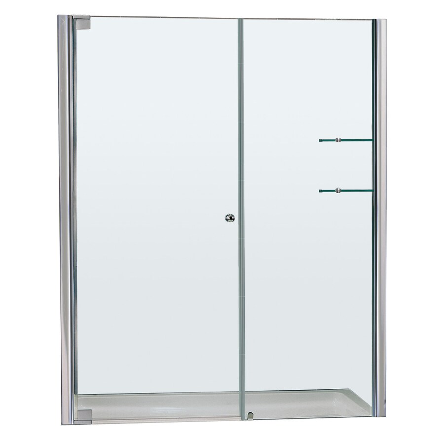 DreamLine SHDR-4154728-04 54-1/2-in to 56-1/4-in Frameless Pivot Shower Door