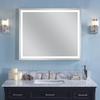 Scott Living Hutchinson 36.3-in Silver Rectangular Lighted LED Bathroom ...