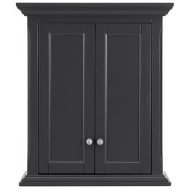 Black Bathroom Wall Cabinet