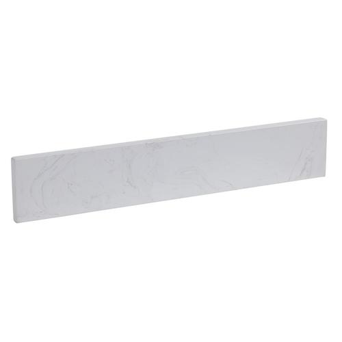 allen + roth 4-in H x 21-in L Engineered Carrara Engineered Marble ...