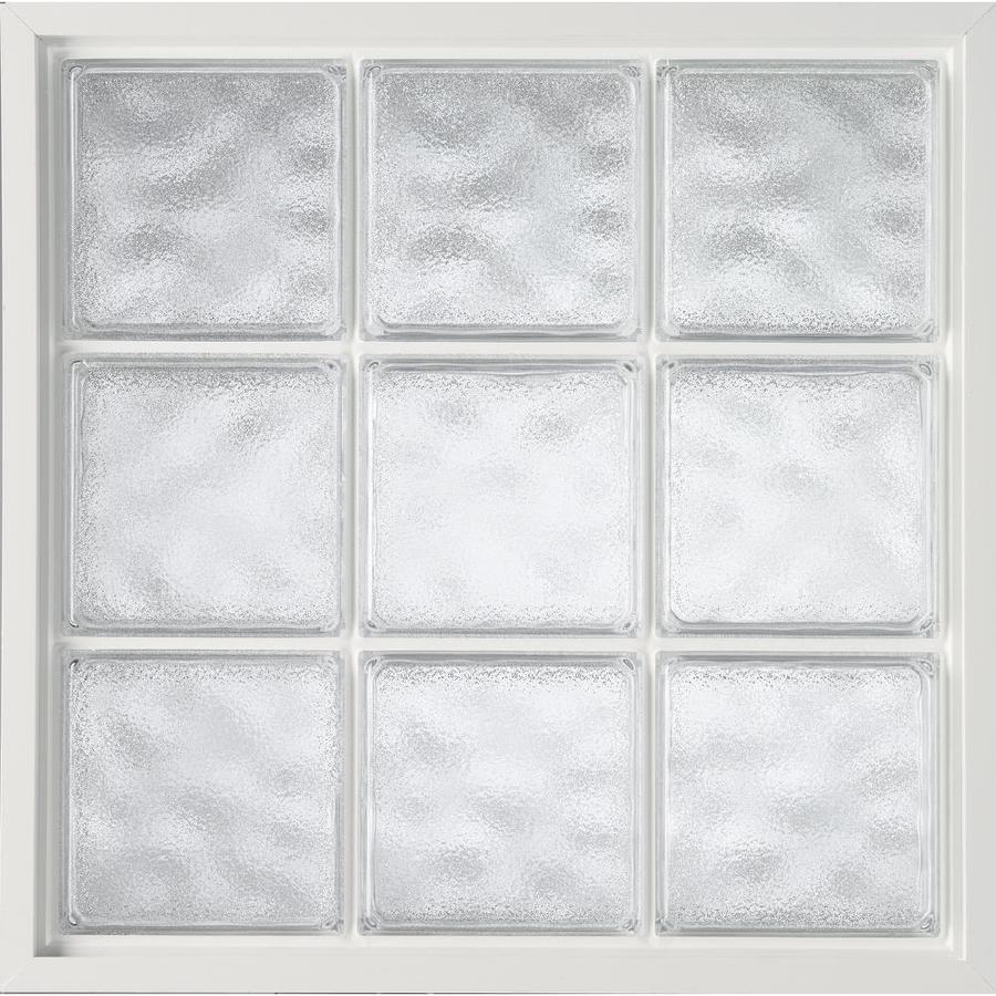Hy Lite Design Vinyl New Construction Acrylic White Block Window