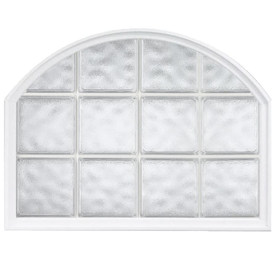 Hy Lite Design Vinyl New Construction Acrylic Block Window Rough