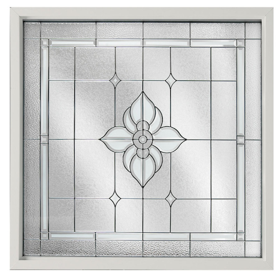 Hy-Lite 48-in x 48-in Decorative Glass Triple Pane Tempered Square New ...